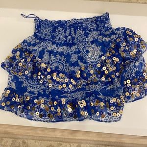 Ramy brook blue skirt 💙💙💙